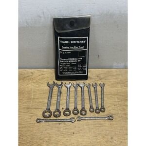 Sears Craftsman USA 10pc SAE 5/32"-7/16" Combination Ignition Wrench Set 9-43441